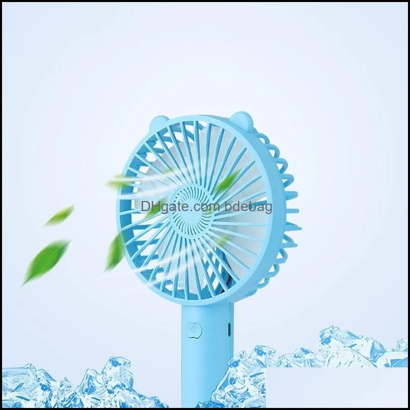 usb charge fan mini handle fan portable rechargeable cool snowflake handheld fan summer home office gifts