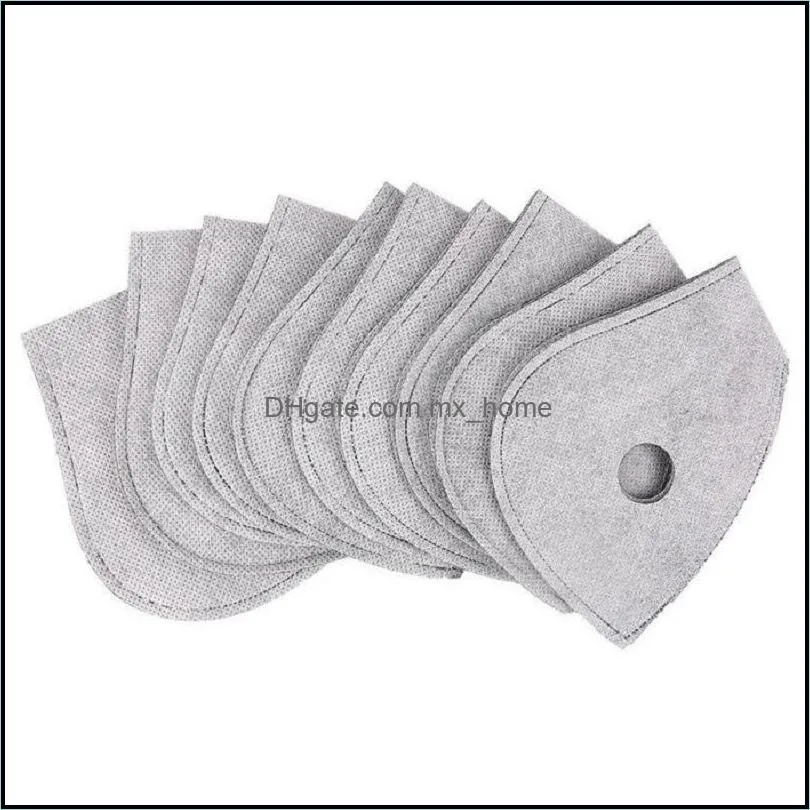 sports mask filter pm2 5 replacement filter 5layer protective antifog haze dustproof breathable filter for cloth masks