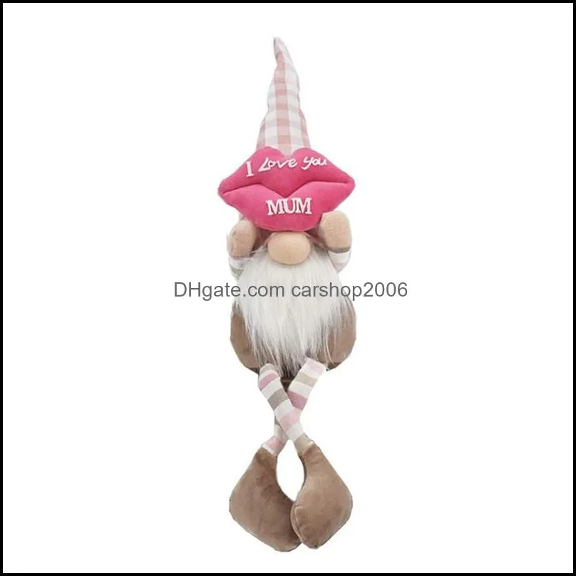 longlegged lips shape faceless doll mothers day home office gnomes mom ever i love you mom letters doll