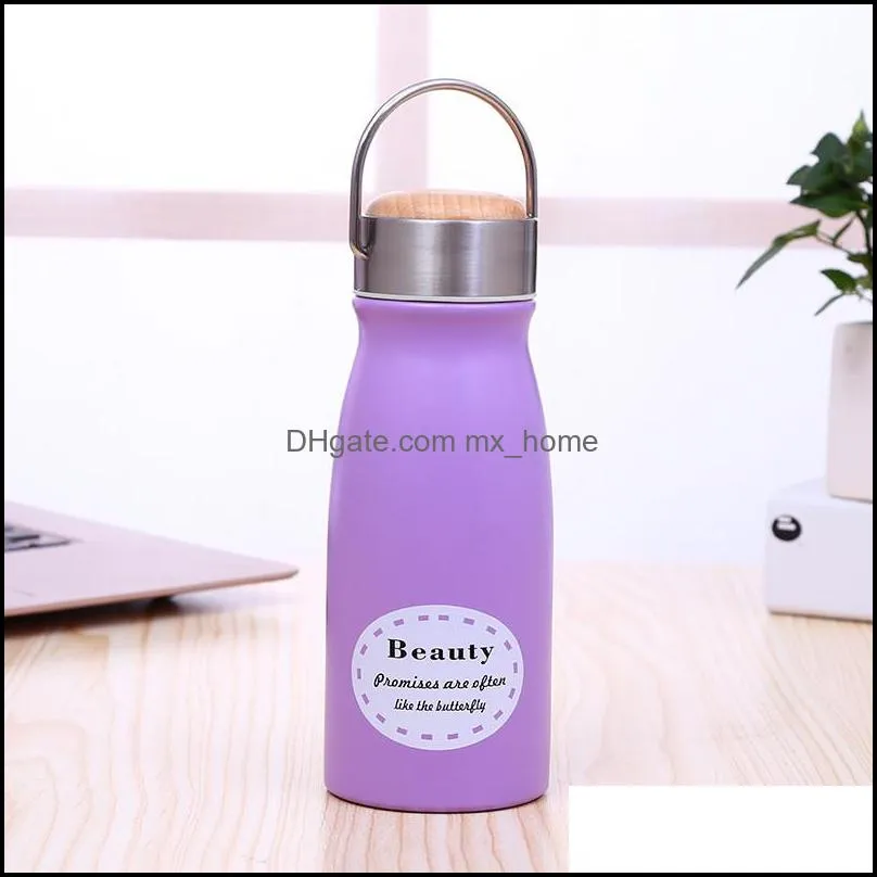 304 stainless steel kettle double layer 304 water bottle stainless steel tumbler drinkware fashion 10 oz milk cup