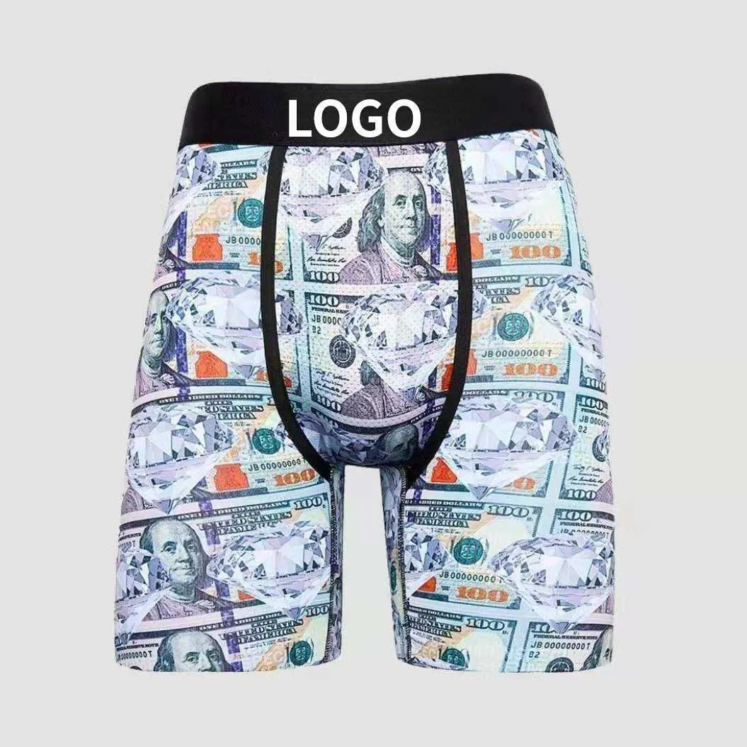 New Printed Men Underwear psds Soft Breathable Boxer Batch Comfort Underpants Stretch Fabric Wholesale Vendor Men Waistband Boxers Briefs14RU