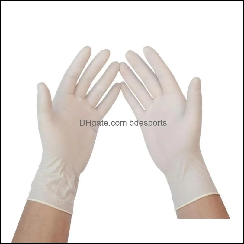 disposable nitrile gloves rubber factory salon household rubber garden protective gloves nitrile latex rubber gloves 100pcs/box