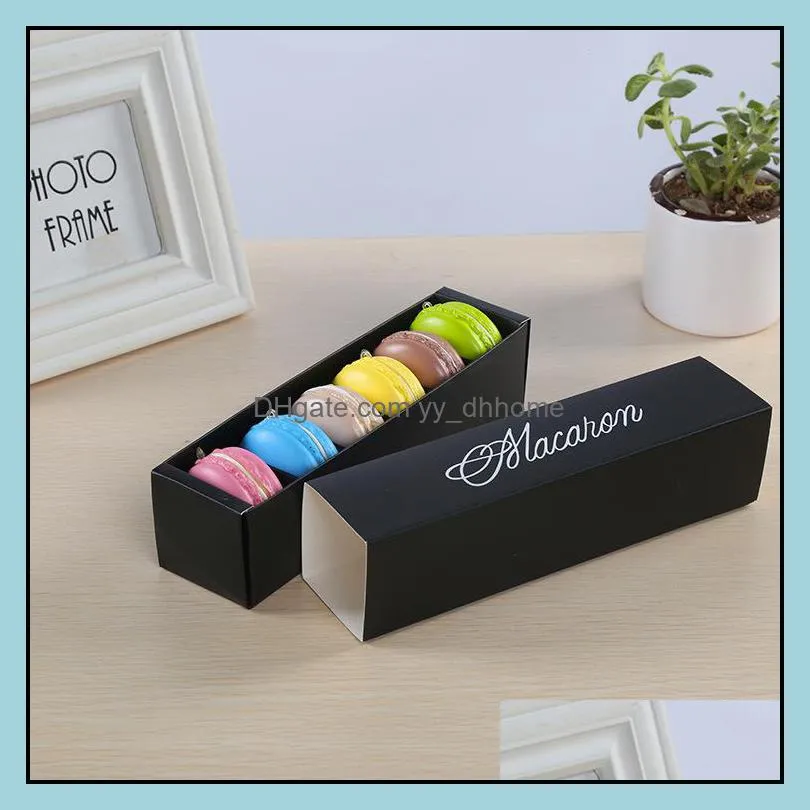 macaron cake boxes home made macaron chocolate boxes biscuit muffin box retail paper packaging 20 3x5 3x5 3cm macaron package box