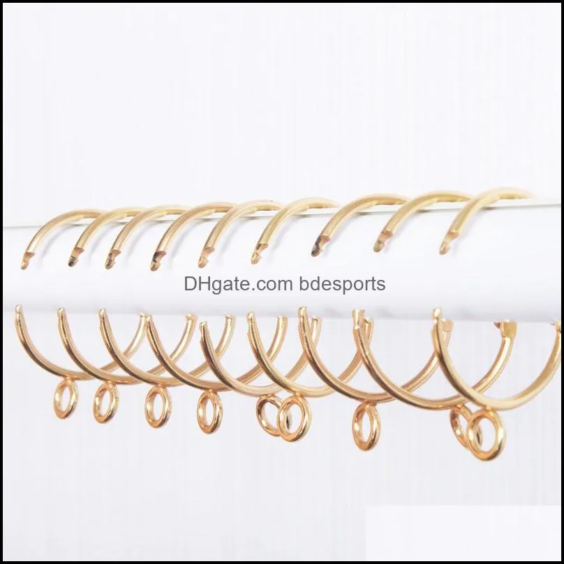 open curtain ring window curtain hooks accessories metal hanging ring curtains clips tools 38mm curtain hook