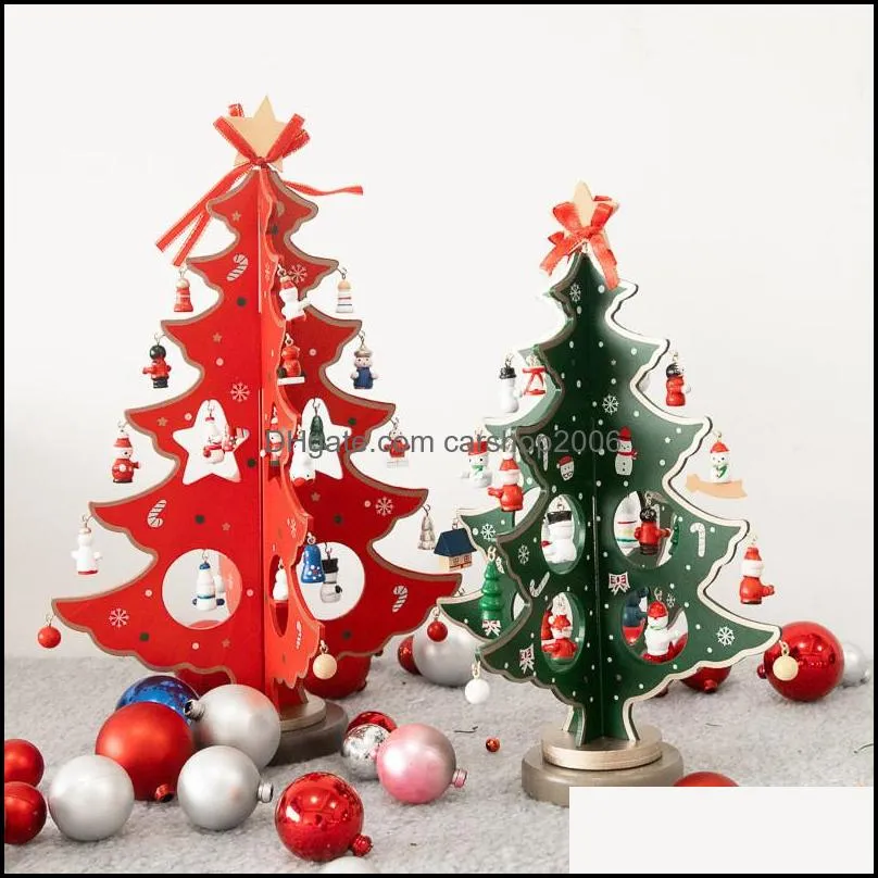 wooden christmas tree diy wooden sturdy christmas tree desktop ornament wooden christmas tree year diy toy