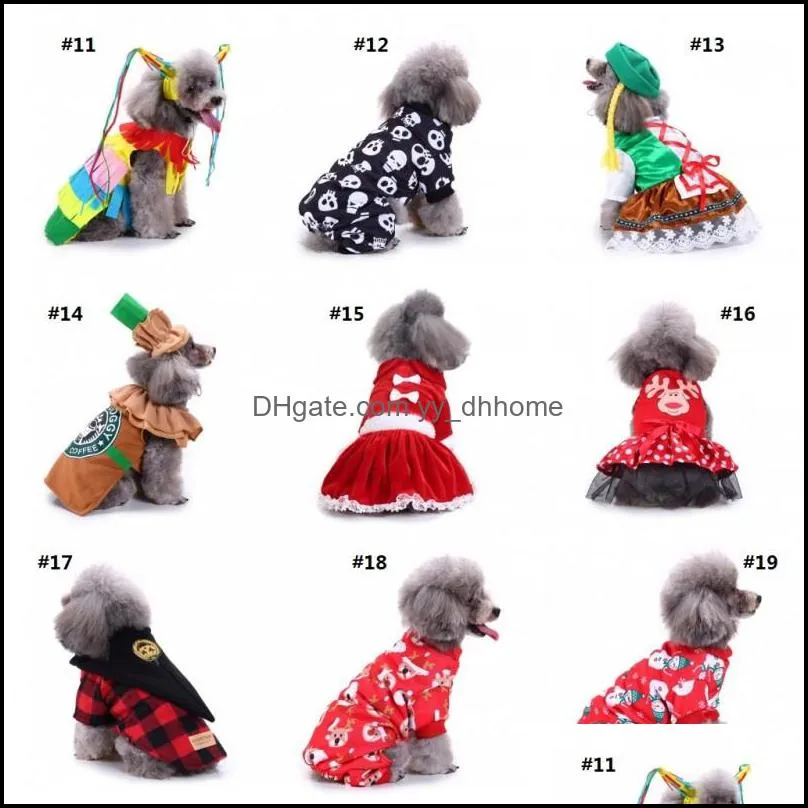 pet dog clothes halloween costume for small dogs clothes christmas dog coat jackets birthday party transform costumes