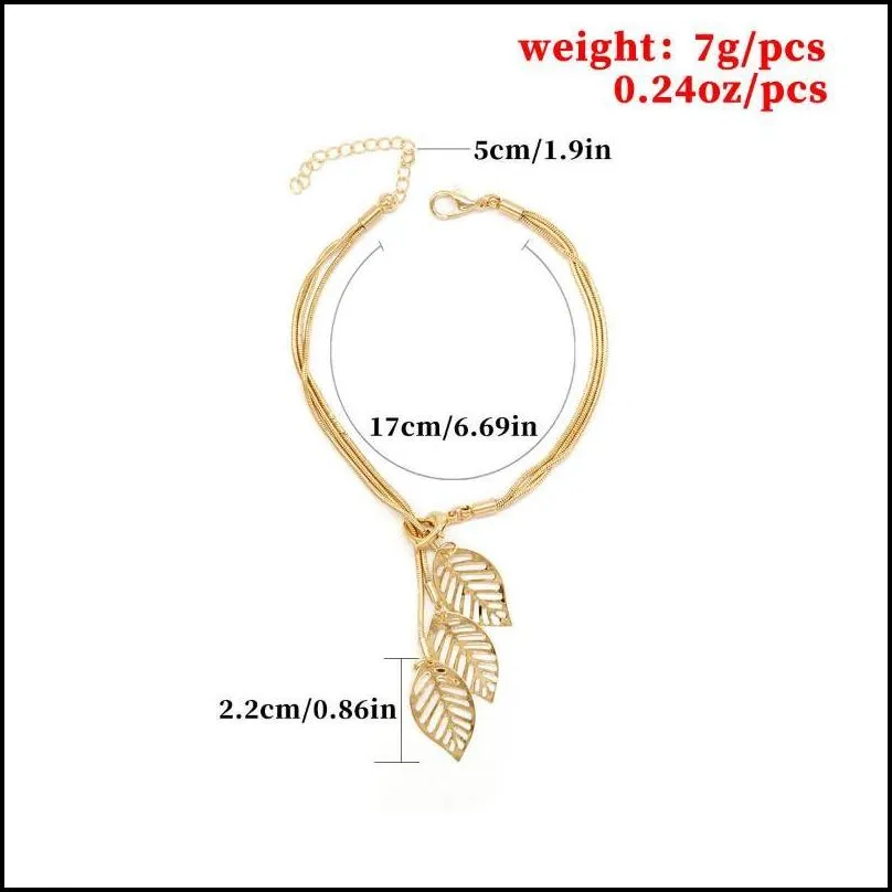 charm bracelets korean version of ins gold wire mesh hollow heart leaf bracelet ladies fashion wedding party mothers day jewelry gift
