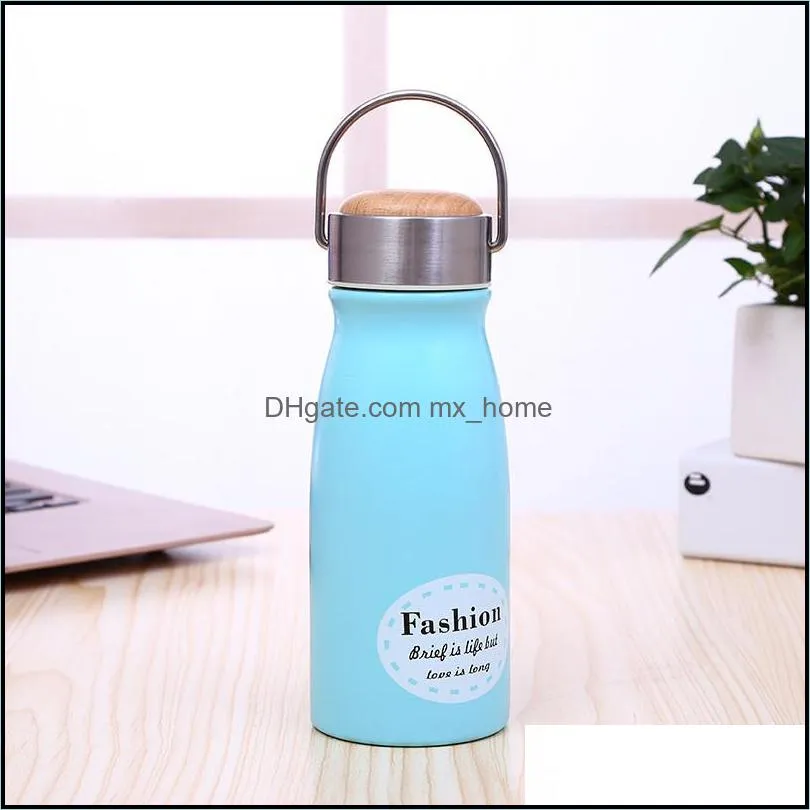 304 stainless steel kettle double layer 304 water bottle stainless steel tumbler drinkware fashion 10 oz milk cup