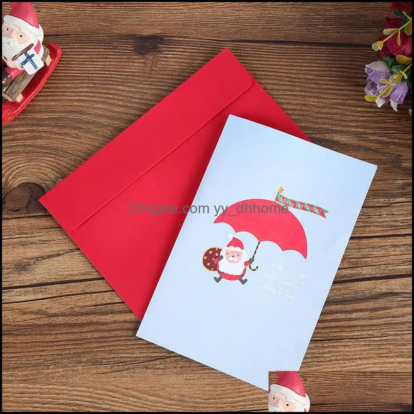  up xmas greeting card cartoon christmas invitation card christmas year baby gifts greeting cards