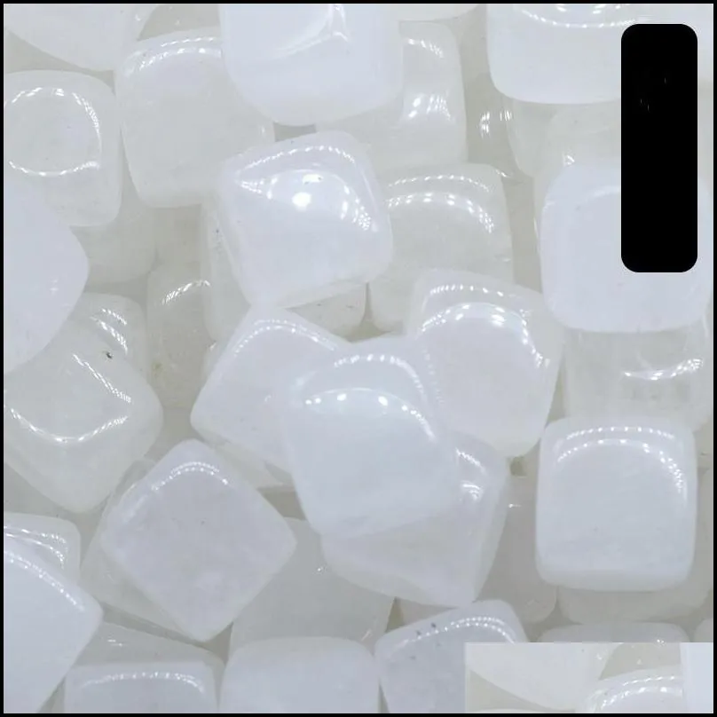 square stone cube beads 15mm18mm rough polished natural crystal agate stones jewelry ornaments wholesale