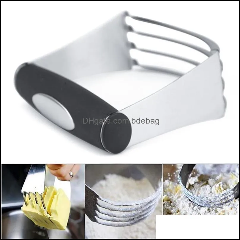 stainless steel dough cutter pastry blender flour mixer pie mold cutter home baking dough cutter sets