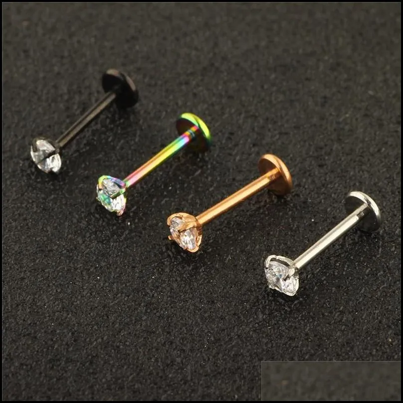 surgical stainless steel eyebrow nose lip captive bead ring tongue piercing tragus cartilage earring body jewelry