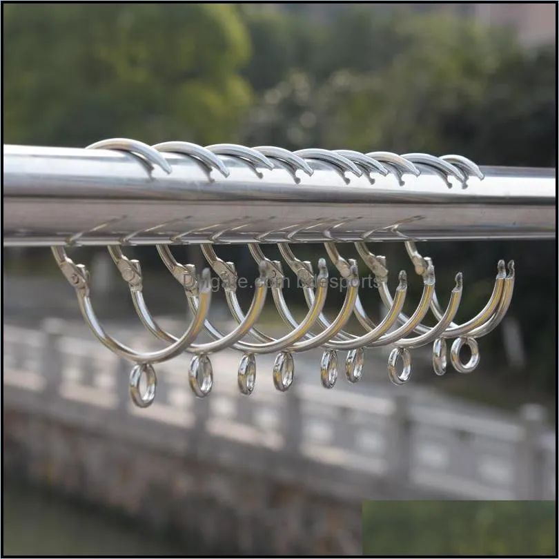 open curtain ring window curtain hooks accessories metal hanging ring curtains clips tools 38mm curtain hook