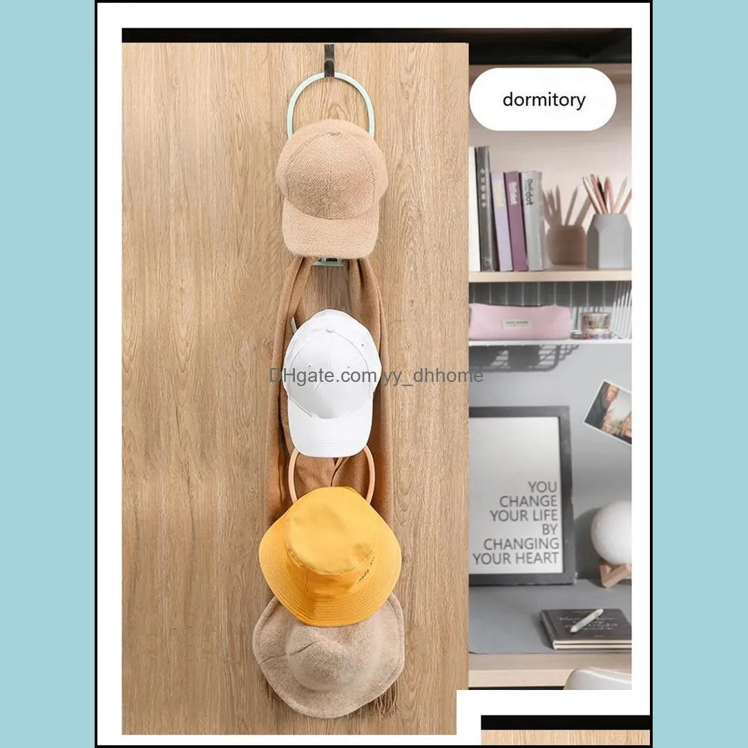 hat storage rack wall mounted hat storage rack adjustable detachable scarf ties silk belt shelf door behind hat hanging hook