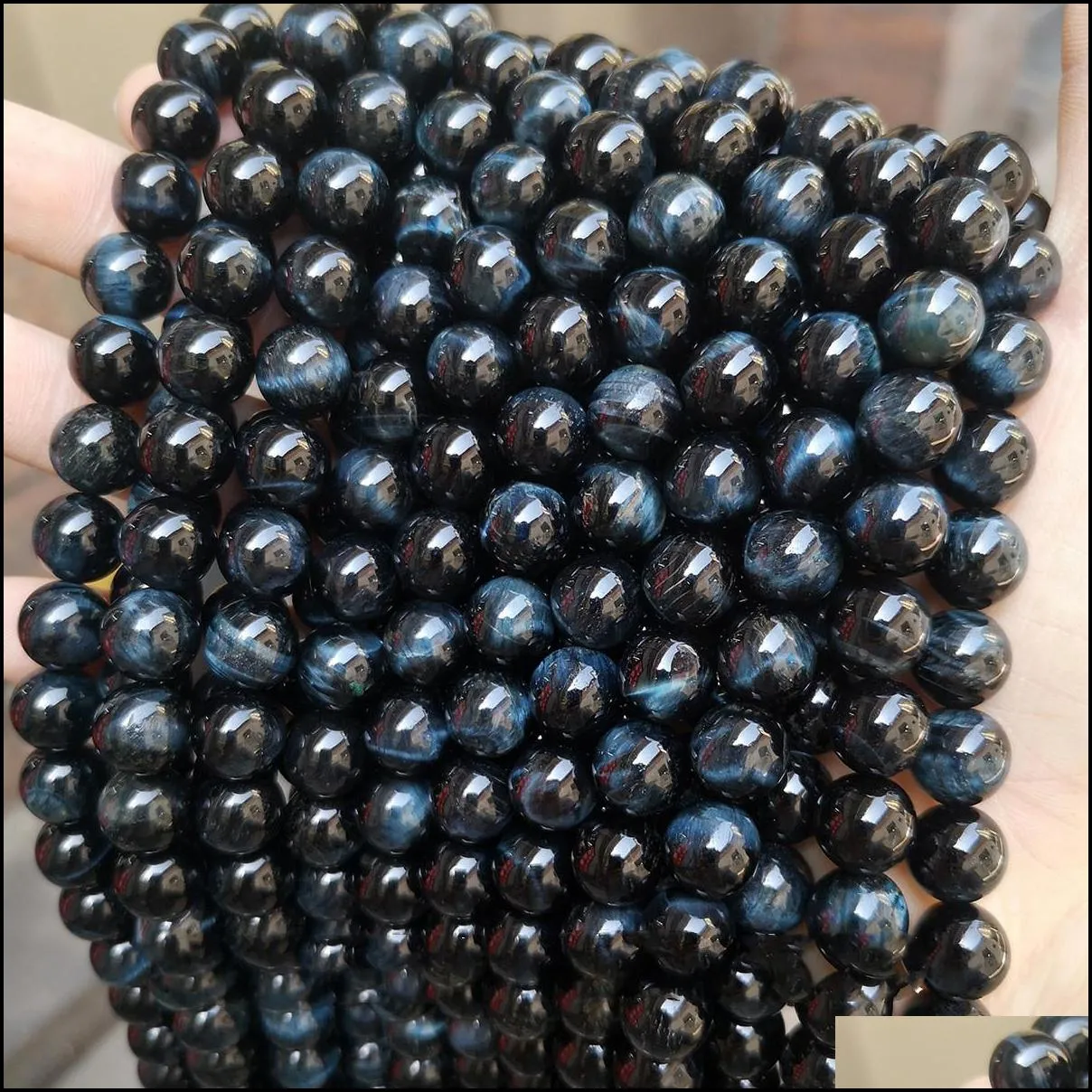 blue tigers eye stone diy jewelry accessory 48 10 12 14mm tiger eyes round beads for beaded bracelet necklace making