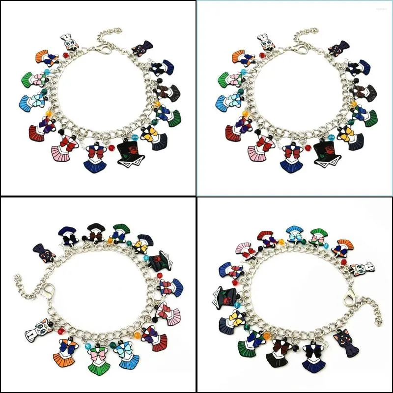 charm bracelets fantasy universe beautiful girl bracelet pet kitten lovers cosplay fashion school uniforms accessories jewelry kent22