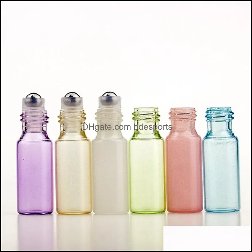 pearl lustre roll pendant bottles 3ml 5ml pearlescent roll portable  oil bottle perfume ball bottle with pendant