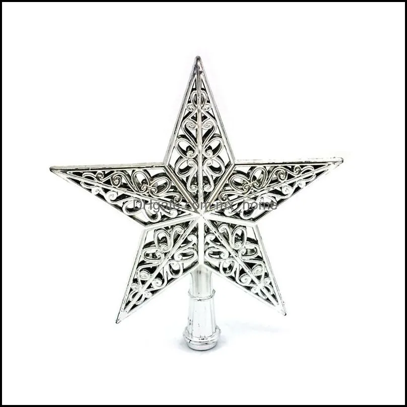 christmas tree top star decoration xmas tree hollowed sparkle hang star shape xmas tree pendant christmas decorations