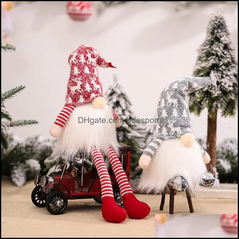 glowing gnome christmas faceless doll home decoration navidad natal gift for new year 2022 accessories