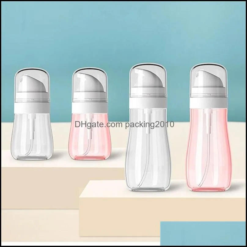mini empty make up containers jars transparent petg alcohol hand gel spray bottle 100ml pump bottles for packaging 3 3ka e19