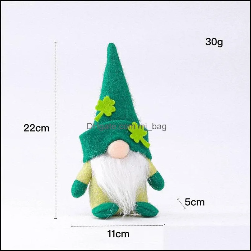 easter bunny gnome irish faceless bunny dwarf doll easter plush rabbit dwarf holiday party table decoration