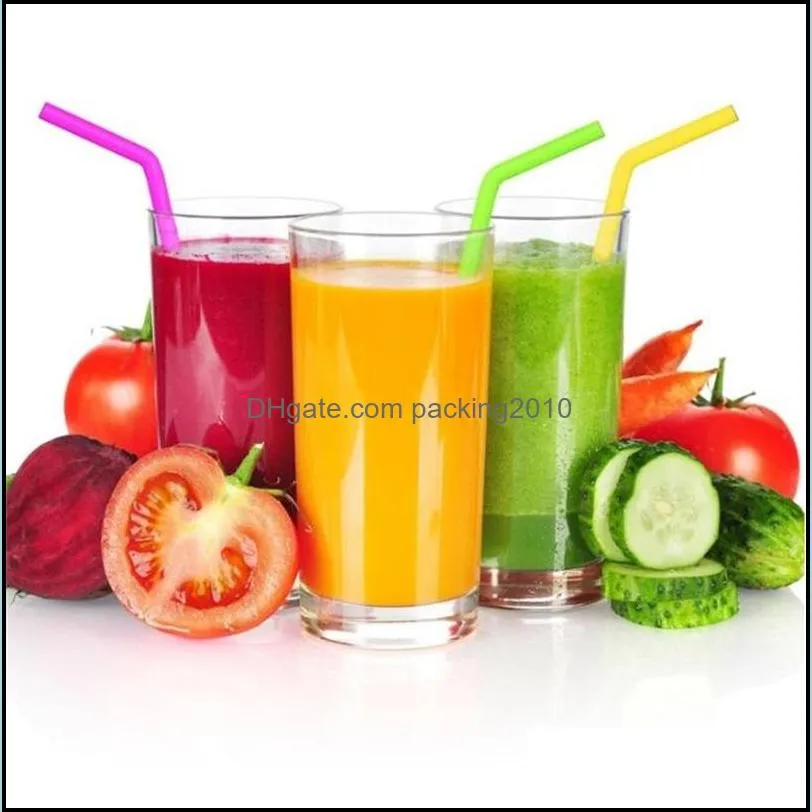 drinking straw silicone stripes straw 6 color silicone eco straws reusable for 800ml mugs smoothie flexible sucker 616 v2