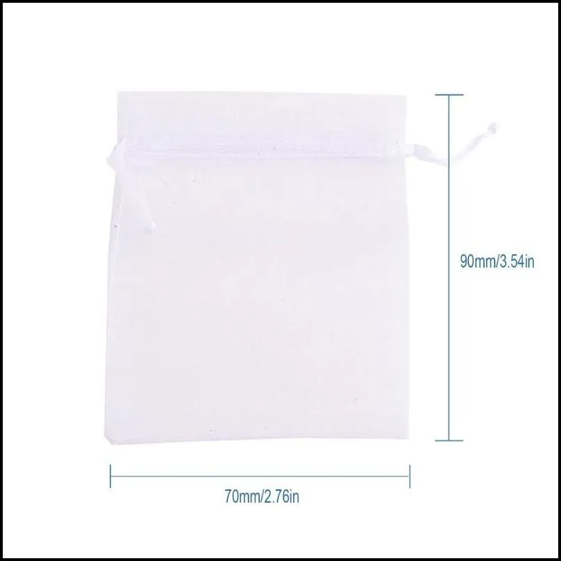 gift wrap drawable bag beam mouth mesh packaging sachet drawstrings pouches wedding organza1