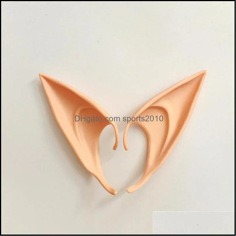 halloween cosplay ear mysterious elf ears fairy cosplay accessores latex soft prosthetic false ear halloween party props