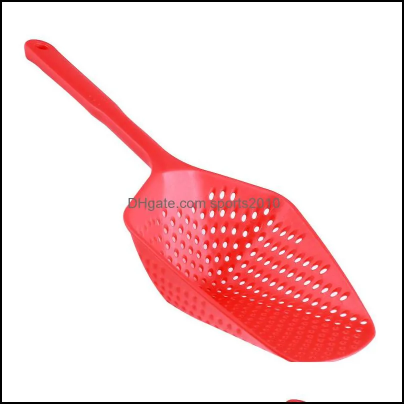 plastic shovel colander kitchen drain shovel strainers with long handle water leaking ice shovels colanders tools