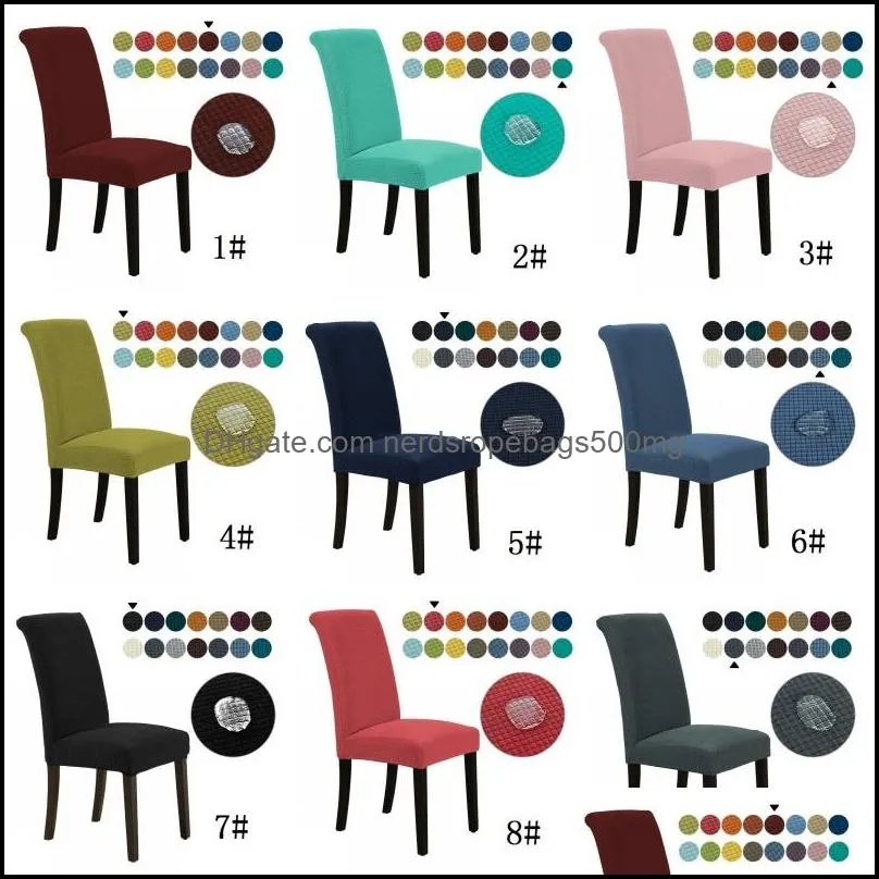 kitchen chair covers home hotel dining room stretch waterproof chair slipcovers 30 colors