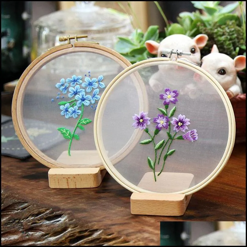 other arts and crafts embroidery diy material kits organza paintings hanging picture interesting handicrafts beginner kit flower
