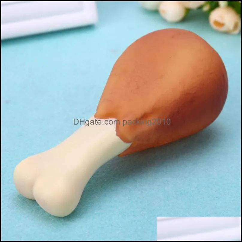 pet dog toy rubber chicken leg puppy sound squeaker chew toys for dogs puppy cat interactive pet supplies dog products