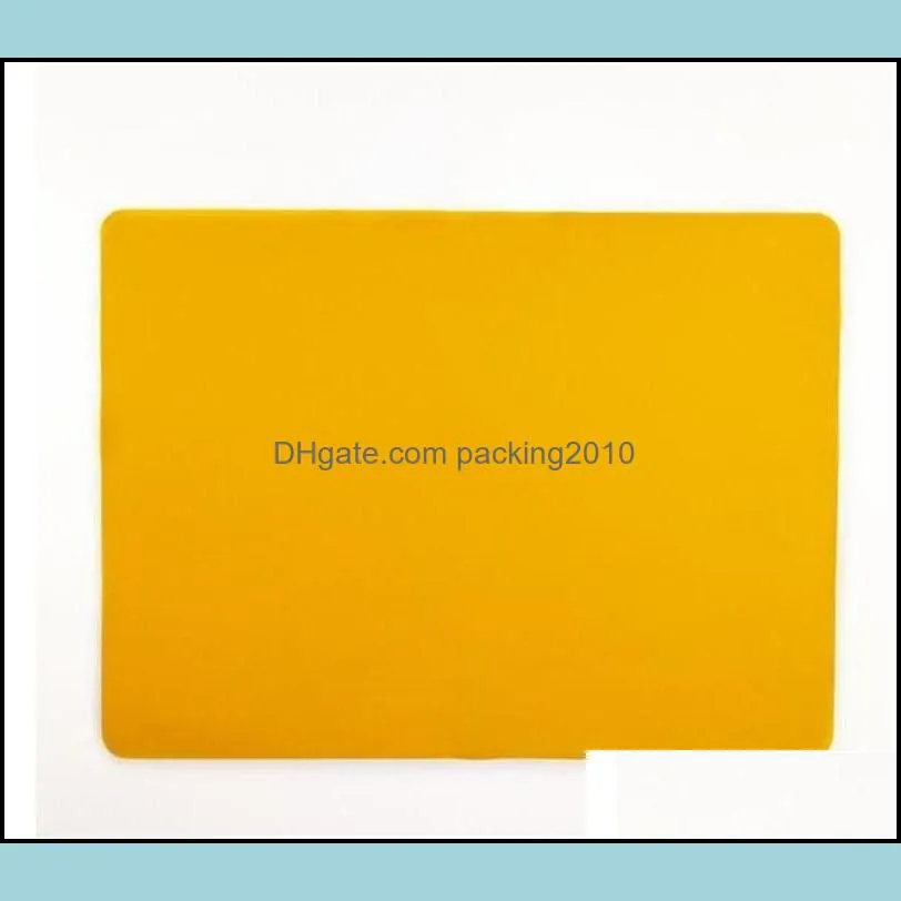 silicone square pad baking table mat multi color heat insulation placemat home kitchen decoration practical 3 8qf g2