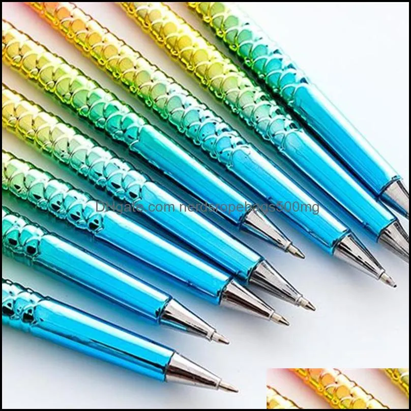 mermaid ballpoint pen fashion novel office gift stationery mermaid tail ballpoint pens school supply student ballpoints