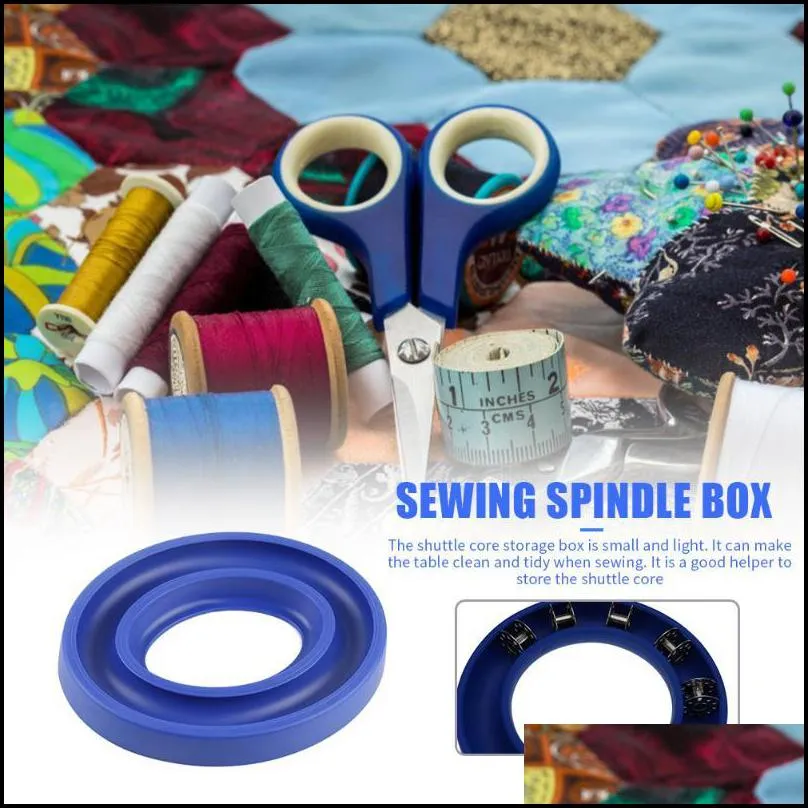 other arts and crafts diy bobbin holder silicone round sewing needles saver storage box rubber ring tools handicraft drawer organizer