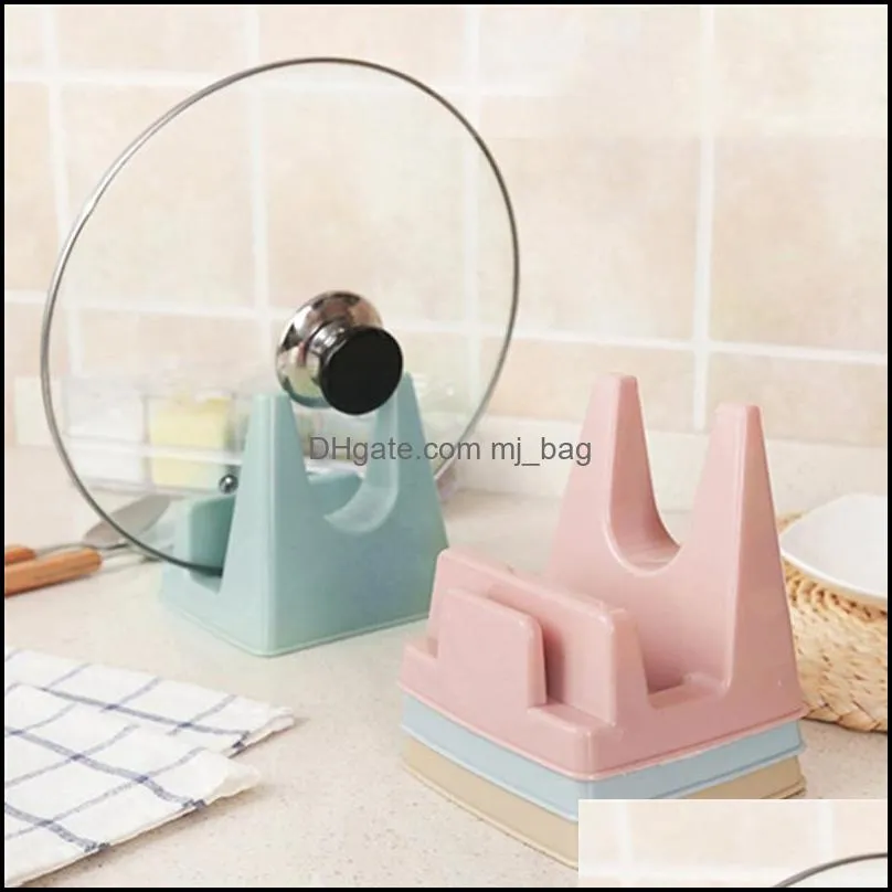 pot lid rack home cutting board rack pot pan cover shell cover stand plastic knife cutting board kitchen accessory holders
