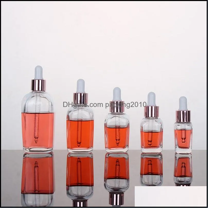 100ml square bottle practical packing cap dropper eliquid bottles makeup glass small ultifunction cosmetic fashion storage tool 1 15yx5