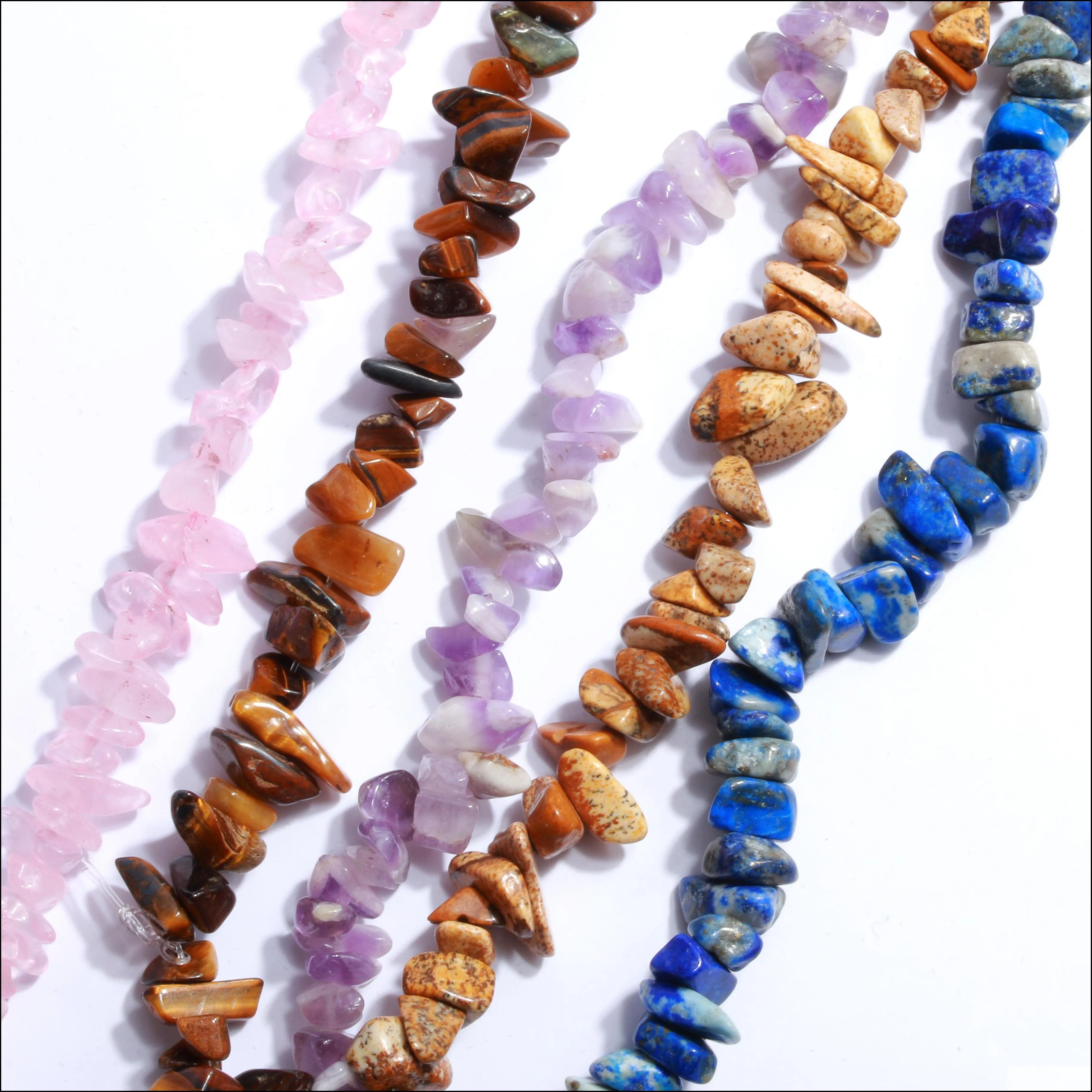 natural stone pendants accessory irregular 5mm to 9mm tiny colorful natural stone charms for earrings necklace diy jewelry making