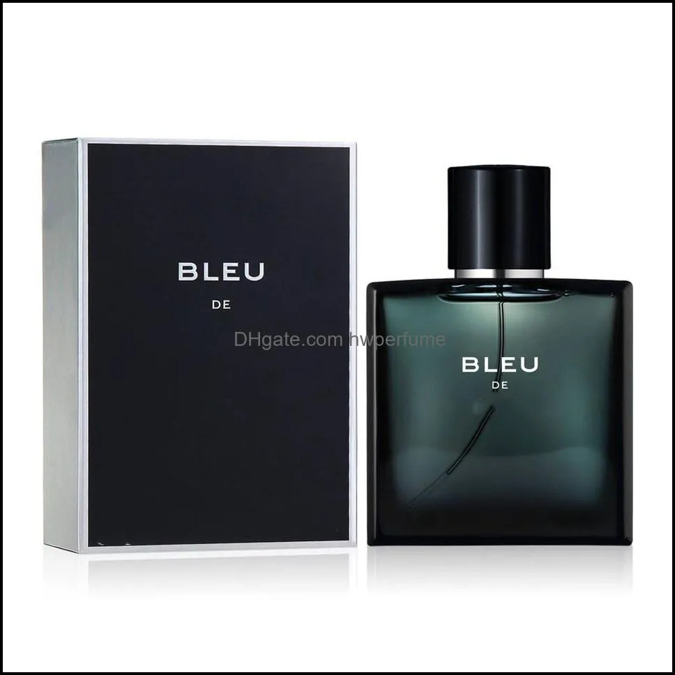 100ml 3 4fl oz bleu de perfume fragrance edp spray good smell long lasting blue man cologne spray famous brand