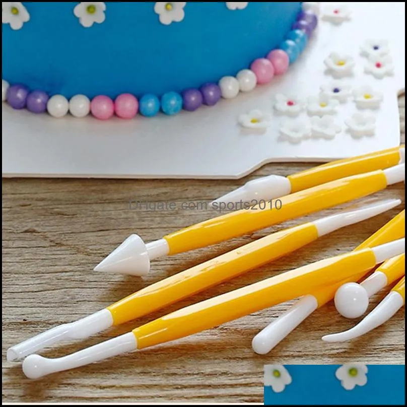 bakeware cake tool carving knife sculpture fondant cake decorating flower modelling craft clays sugarcraft tool cutter 1904 v2