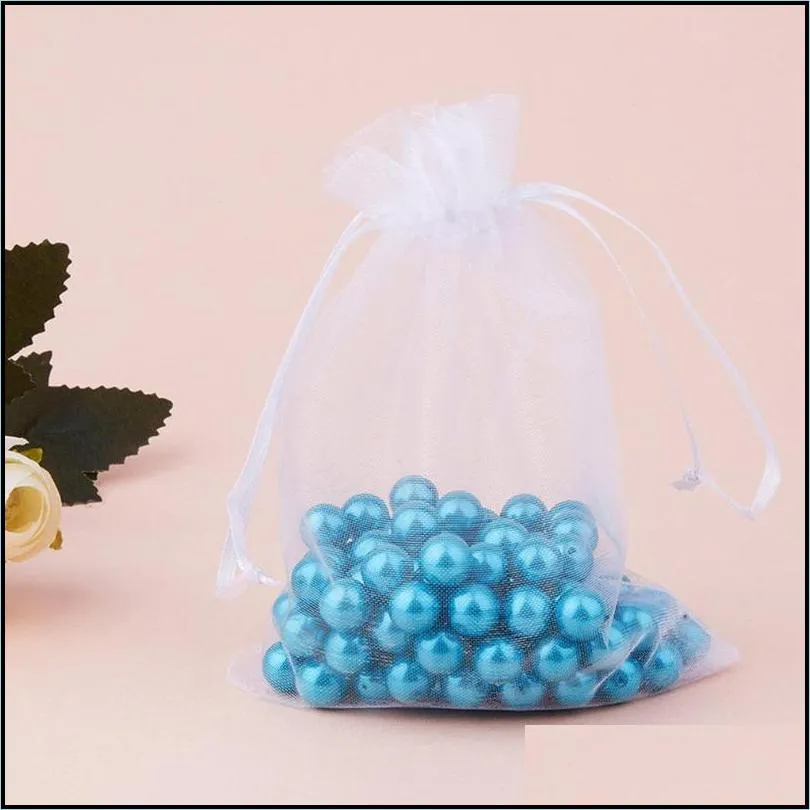 gift wrap drawable bag beam mouth mesh packaging sachet drawstrings pouches wedding organza1