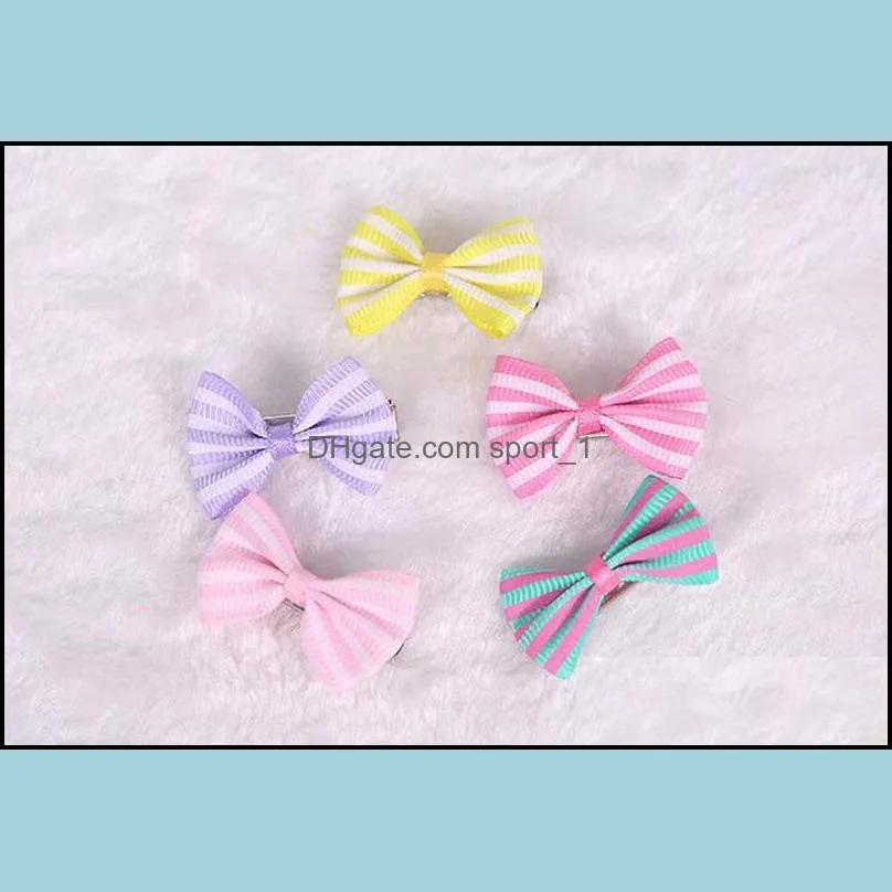 lovely handmade designer dog hair bows clip cat puppy grooming bows for hair accessories 