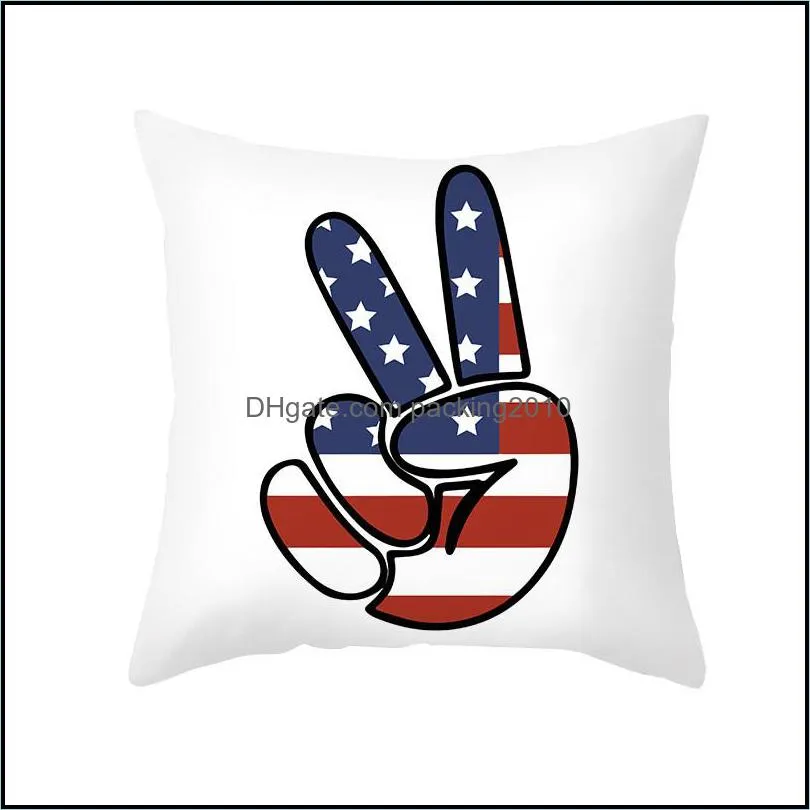 american independence day pillowcase 4th of july 18 inch throw pillow cover for couch sofa home decoration