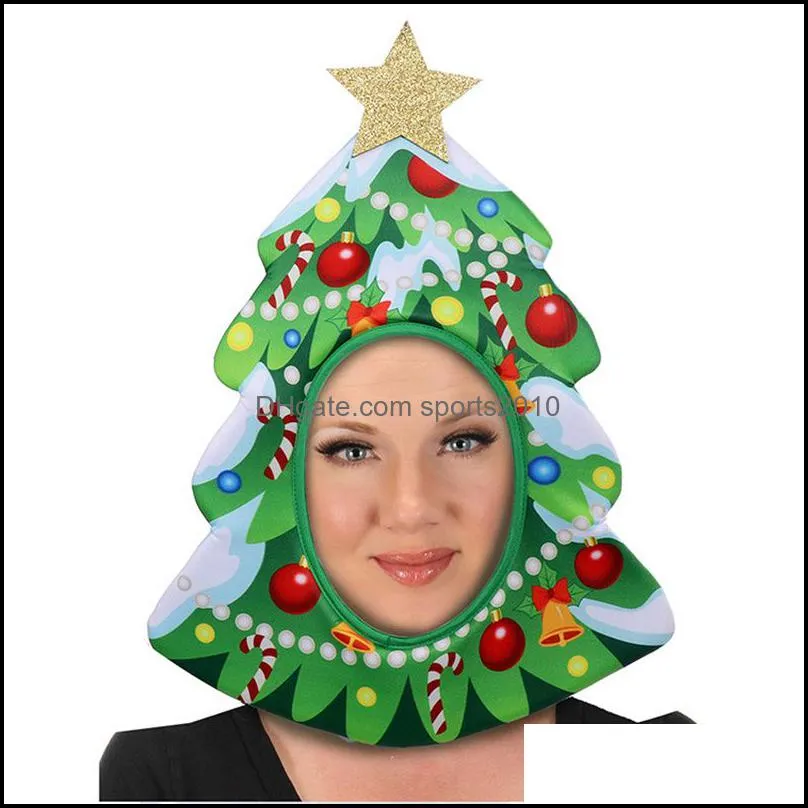 christmas costume hats tree santa strawberry pizza dounut design funny christmas new year cosplay accessory