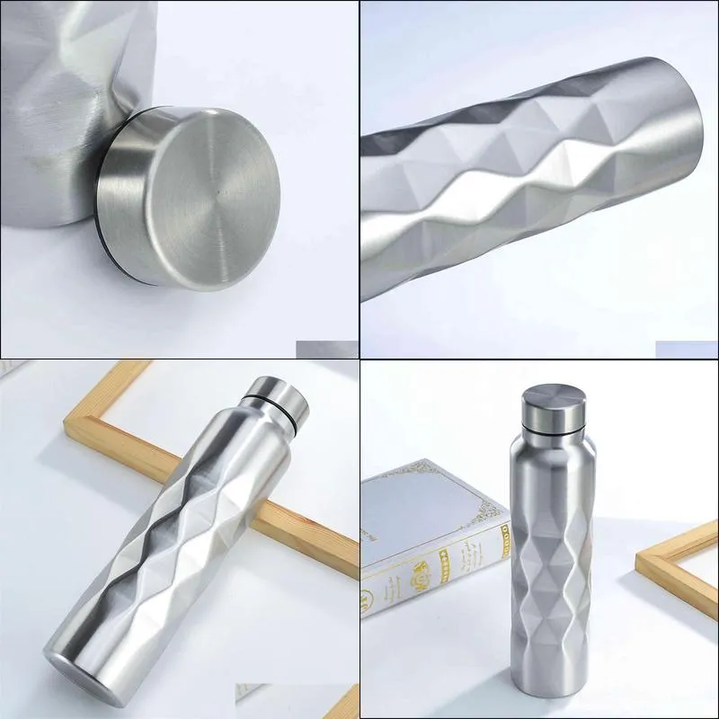 1000ml singlewall stainless steel water bottle gym sport s portable a cola beer drink big capacity 211103