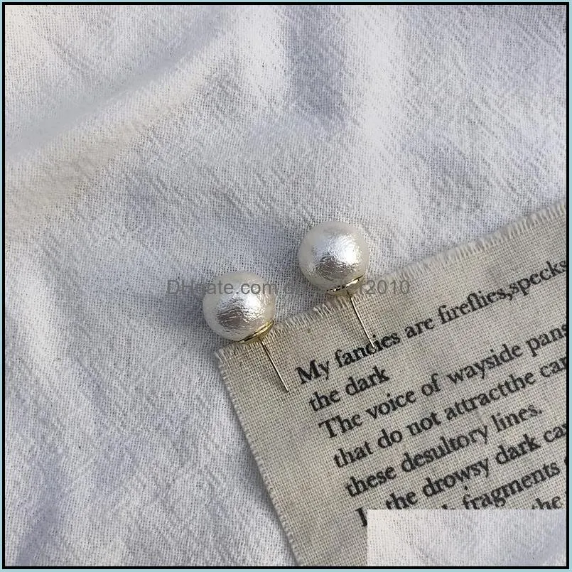 stud white simulated pearl ball earrings for women brincos boucle doreille femme cute earings studs fashion jewelry oorbellen