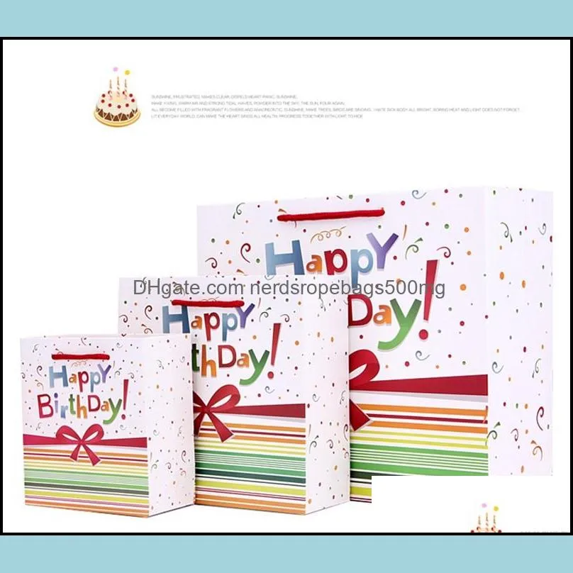 happy birthday gift paper bag s m l size birthday gift case bag kids happy birthday gift tote bags