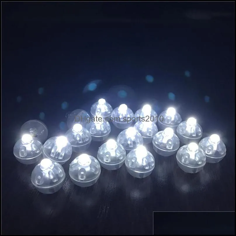 100pcs/lot led flash luminous ball for balloons birthday wedding party decorative balloons light bulb
