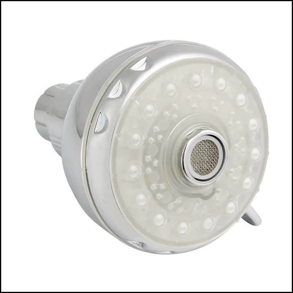 bathroom shower heads sprinkler temperature control anticorrosion easy install color changing uv adjustable water1