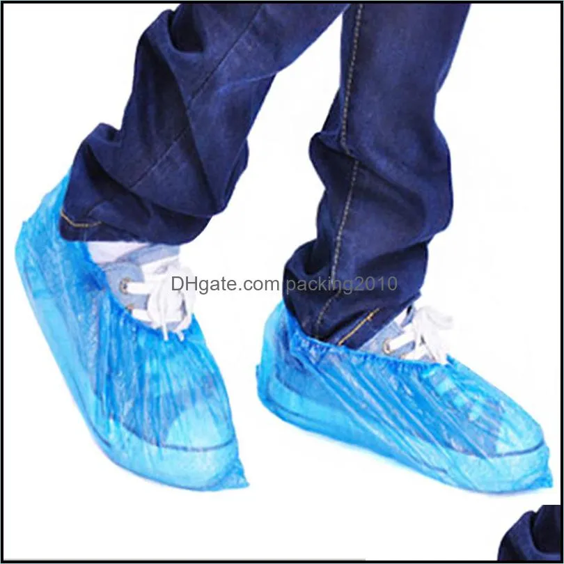 household thickening disposable shoes cover waterproof shoes cover boot covers rain shoes cover shipping wholesale